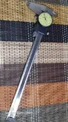 Mitutoyo三豐 原廠 日本製 505-682 圓錶 手動游標卡尺/ 附盒 中古2手良品