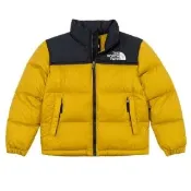 【The North Face】童/女 1996 RETRO NUPTSE 重磅拼接防潑水可收納保暖羽絨外套(7WQO-76S 黃/黑色)
