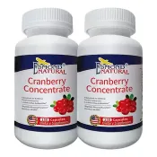 【Costco好市多】ESMOND NATURAL 保順蔓越莓濃縮加強膠囊 150粒 X 2 瓶 ESMOND NATURAL Cranberry Concentrate Plus 300 Capsules 150 Capsules X 2 Bottles