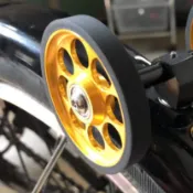 Brompton 52mm 輕量化16g重 雙培林硬質PU熱熔胎面易行輪 Birdy也適用
