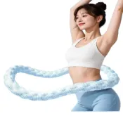 (店+)【星優】夏季冰涼瘦腰腹呼啦圈 2026新上市 冰感軟彈簧呼啦圈 軟件呼啦圈 清涼呼啦圈（四季可用冰感十足 軟件全包不硌腰）