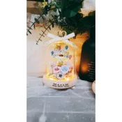 🌼🌸喵喵草花園🌻🌺🌸三麗鷗 生日快樂 布丁狗 ♥️永生花玻璃花盅｜節日禮物｜告白禮物｜ 小夜燈 永生花 不凋