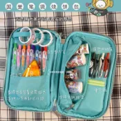 臺灣出貨⭐️日本KOKUYO/國譽筆袋燒餅包ins日系女簡約學生用對開鉛筆盒大容量