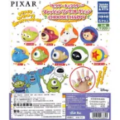 現貨 TAKARA 迪士尼 皮克斯角色戒指 三眼怪 大眼仔 熊抱哥 毛怪 奶油馬 dolly 伊芙 皮克斯球 戒指 扭蛋