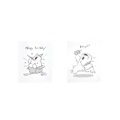 【墊腳石】黑田桑小卡片-(祝福你/生日快樂)