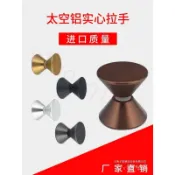 🔥新品現款/免運🔥淋浴房玻璃門拉手廚房移門推拉門展示櫃圓型單孔黑色浴室門小把手