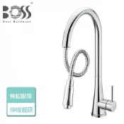 晶廚廚具生活館 【BOSS】無鉛廚房伸縮龍頭-本商品無安裝(D-00211)