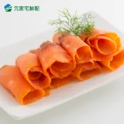 元家宅鮮配 智利 煙燻鮭魚片(100g/包)，6包組
