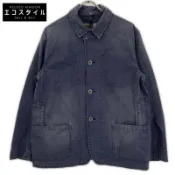 【DOKODEMO】Nigel Cabourn 【LYBRO】海軍藍帆布連身工作服外套，46碼（二手）