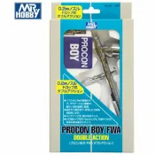 鋼普拉 eye攝影 【鋼普拉】MR.HOBBY 郡氏 高階雙動型 RROCON BOY FWA 白金 0.2mm PS267 噴筆 噴槍