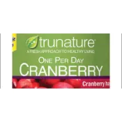 【Star代購】 trunature Cranberry 蔓越莓濃縮精華膠囊 蔓越莓 素食膠囊 140顆