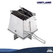 丹大戶外【UNIFLAME】不鏽鋼火箭爐 小 U683033│露營│烤爐│火爐│不鏽鋼│焚火台│火箭爐│烤肉架