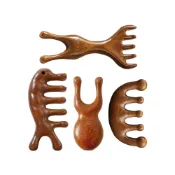 (店+)【178小舖】檀木按摩梳 (按摩梳 眼部按摩器 鼻子按摩器 經絡梳 原木梳 頭皮按摩梳 按摩棒 梳子 雙指按摩梳 按摩器)