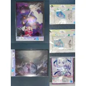 【全新】日版 Re:從零開始的異世界生活 一番賞 C賞 金屬光澤海報 收藏卡 F賞 毛巾 G賞 壓克力吊飾 愛蜜莉雅