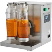 (店+)110V全自動雙頭搖杯機 不鏽鋼 珍珠奶茶店搖勻機 商用搖搖機 雪克杯機