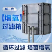 【宅配免運】魚池過濾箱 加厚魚缸過濾器 水循環系統週轉箱 淨水裝置上滴流盒設備