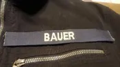 德軍深藍色名條BAUER(公發品/後有魔鬼貼,適用海軍陸戰隊上衣,外套,Parka)
