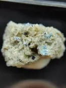 開運水晶藍方石Hauyne意大利產稀有礦物原石標本晶體