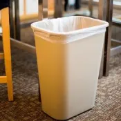 台灣公司 可開發票 Rubbermaid樂柏美垃圾桶商用廚房衛生間廁所大號辦公室家用廢紙簍