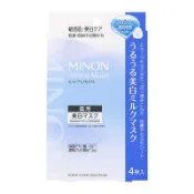 【Donki日本唐吉訶德】第一三共MINON蜜濃 氨基酸滋潤 乳液美白保濕面膜 4片