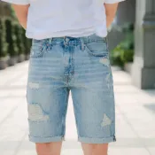 (店+)【LEVIS】Levis 511 刷破短褲 熱銷款 尺碼偏小 刷破  牛仔褲 短褲 修身 丹寧 破壞 牛仔短褲 @8475