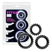 ○送潤滑液○TITAN猛男聚能矽膠環(桃)-3入*飛機杯.R20.情趣用品.跳蛋.按摩棒.自慰器.情趣商品.TENGA.