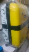 [好事多]蛋黃哥行旅箱20吋、18吋蛋黃哥行李箱黃白兩色限量版蛋黃哥卡通造型20吋旅行箱/行李箱黃色國際旅遊航班