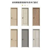 佛山工廠免漆環保木門生態門碳晶實木門室內門臥室家用簡約房間門