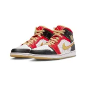 NIKE 耐吉 Air Jordan 1 Mid SE GC 喜慶 紅白黑 金勾 AJ1 黑白 中國風 休閒鞋 男鞋 DV0576-176