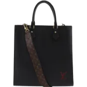 【DOKODEMO】LOUIS VUITTONSac Plat PM 手提包，兩用肩背包，M58658，Epi 皮革，黑色，單背包/手提包，兩用，A5 尺寸，開口，男女通用 [二手]