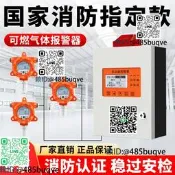 工業可燃氣體報警器氧氣濃度氫氨氣固定式漆有毒有害探測器