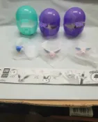 全新 T-ARTS 轉蛋 扭蛋 精靈寶可夢大頭戒指 P5 波加曼*1個+太陽伊布*2個=99元~ (附蛋紙 附蛋殼)