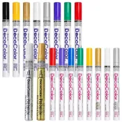(店+)【MBS 萬事捷】油漆筆 UCHIDA DecoColor 萬事捷 4032 油漆筆 200-S細字 3mm/一支入 日本製