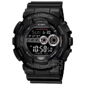 【CASIO 卡西歐】卡西歐G-SHOCK 電子錶-黑(GD-100-1B)