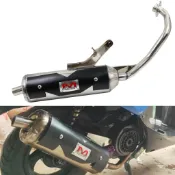 寓偉 機車零件批發 猴子M-POWER半回壓排氣管JOG福喜鬼火SRZ不銹鋼白鐵排氣