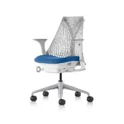 【Herman Miller】Sayl 小資款 - 淺灰背藍座｜世代家具｜原廠授權代理商(人體工學椅/電腦椅/辦公椅)