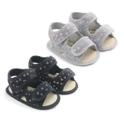 (店+)【Baby 童衣】嬰兒學步鞋 幾何圖案寶寶涼鞋 88726