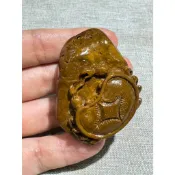 《跳花玉雕螃蟹》250930-04 總統石 心臟石 血絲碧玉 台灣藍寶 鳳凰碧玉 | 後山帝星石業