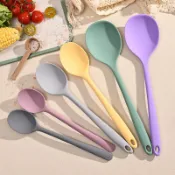 韓國食品級矽膠鍋鏟家用廚房耐高溫不傷鍋炒勺輔食炒菜盛飯鏟