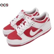 Nike 休閒鞋 Dunk Low GS 運動 女鞋 經典 大童 大學紅 白 紅 CW1590-600