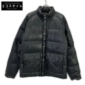 【DOKODEMO】A Bathing Ape 黑色 Peel Slowly and See 牛皮羽絨服，L 碼 [二手]