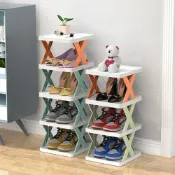 (店+)【COLOR ME】DIY組合 X型鞋架 (鞋架 鞋櫃 組合鞋架 宿舍鞋櫃 X型鞋架 簡易鞋架 鞋盒 置物架 DIY鞋架)
