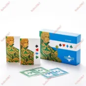 廠商 特惠🥇Hustler四色德州撲克牌 PVC塑料撲克牌 防水磨砂WSOPWPT比賽專用牌 塑料撲克牌 德州撲克牌