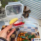 便攜式食品級保鮮盒冰箱水果蔬菜收納盒大容量冷凍密封防潮整理盒