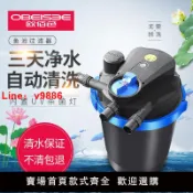 極致甄選 【台灣公司 可開發票】歐佰色魚池過濾器過濾桶室外錦鯉魚池水循環系統大型凈水過濾設備