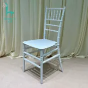 漣漪生活 【古堡竹節設計】塑料椅 餐椅 婚禮椅 戶外椅 宴會椅 酒店椅 PP塑膠椅 白色簡約 輕量耐用 防水防曬 婚慶會場佈置 戶外聚餐首選