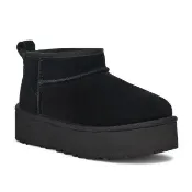 【UGG】雪靴 童鞋 靴子 毛毛靴 Classic Ultra Mini Platform 黑色 UG1157791KBLK