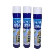 【RoLife 簡約生活】大容量發泡膠填縫劑居家用600g-3罐組(600g/罐 PU發泡劑/補漏/補洞劑/填補/防水)
