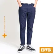EDWIN 男款 EJ2 超彈力窄管丹寧直筒迦績褲(原藍磨)