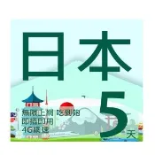 【千里通】日本上網卡 5日10GB 無限上網吃到飽(日本網卡 5天10GB  4G網速 支援分享 吃到飽上網SIM卡)